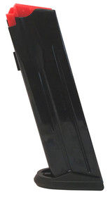 Beretta APX 9mm 15 round steel magazine, black finish.
